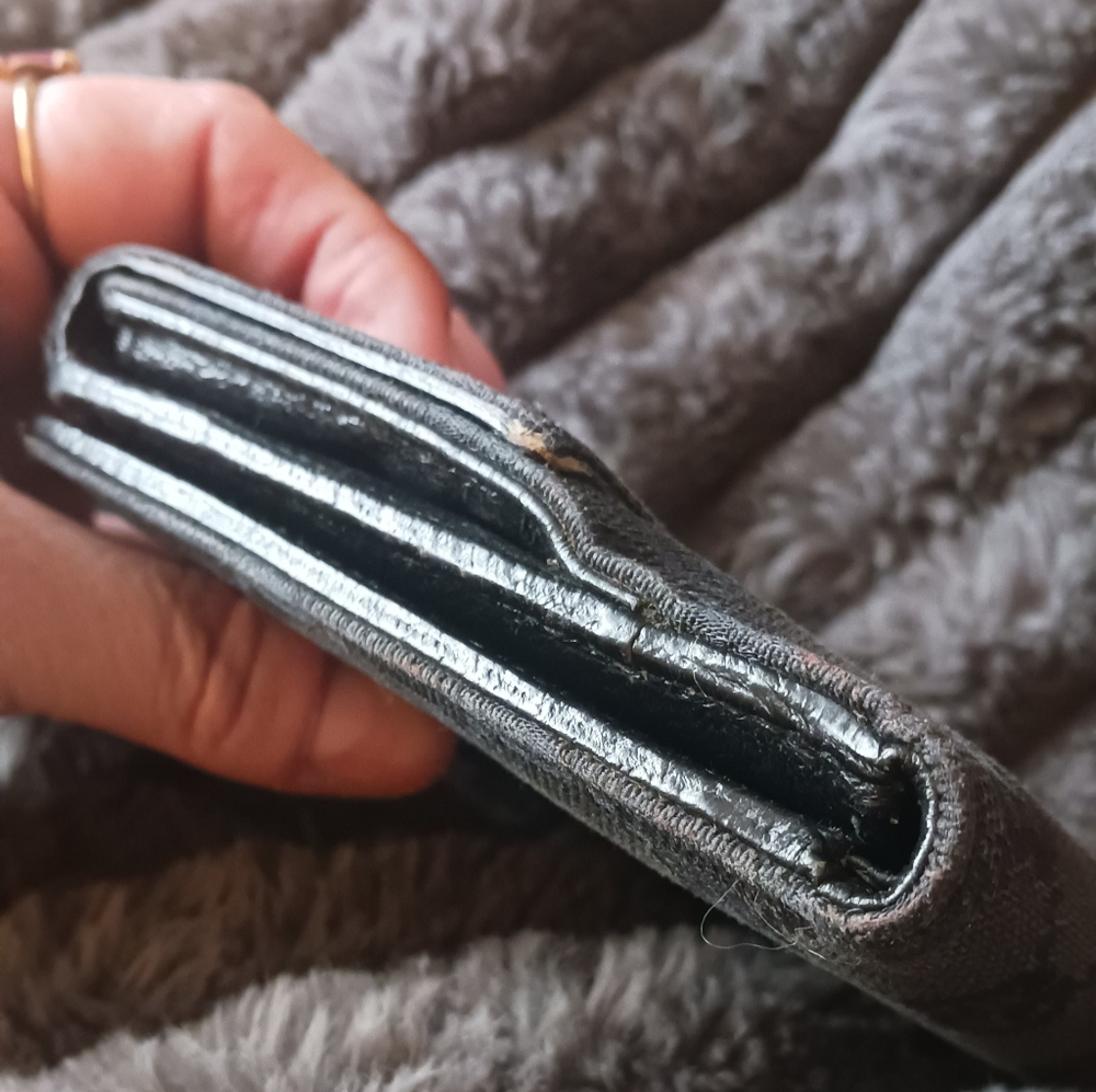 Gucci Vintage Eclipse Compact Wallet Black - Picture 7 of 9